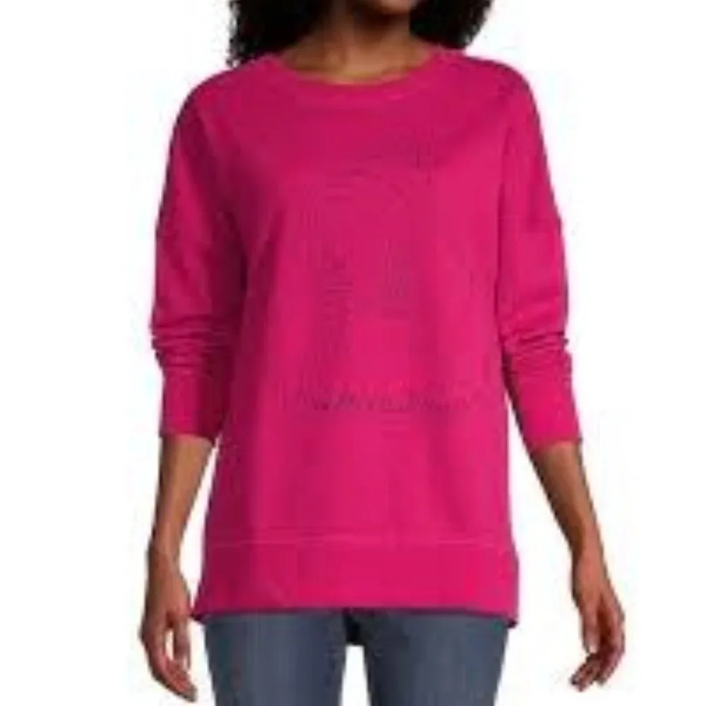 NWT Hope & Wonder Crewneck Graphic Sweatshirt Fleece Lined Longsleeve 2X Plus - Picture 6 of 6